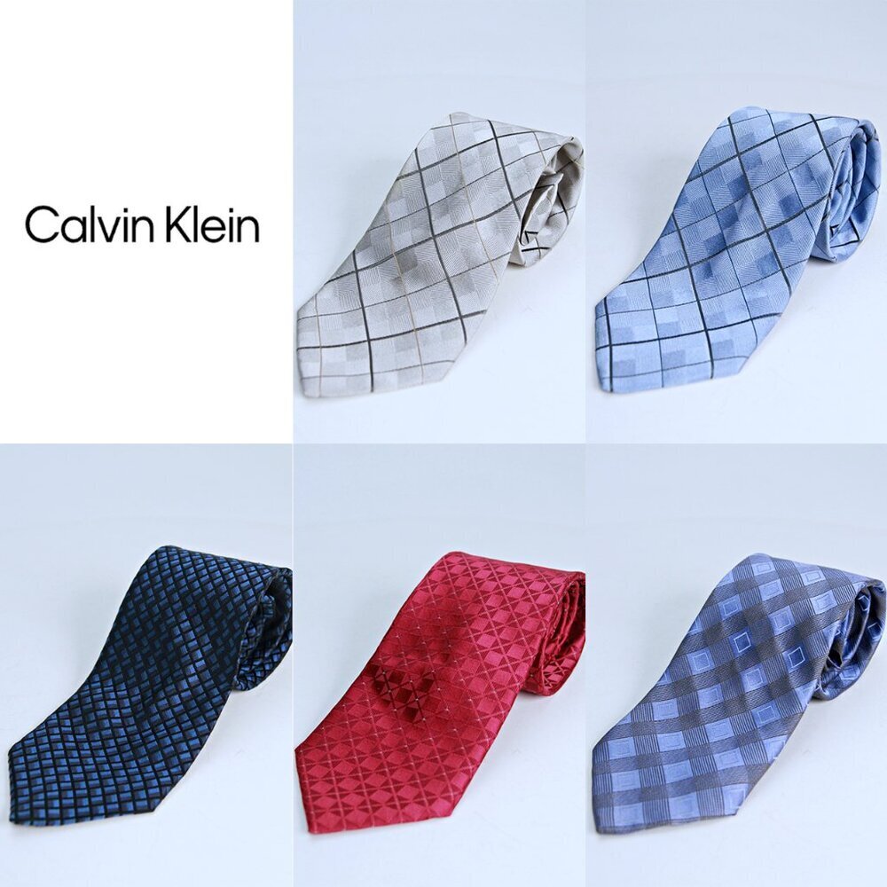 Bundle‎ of 5 Calvin Klein Silk Ties